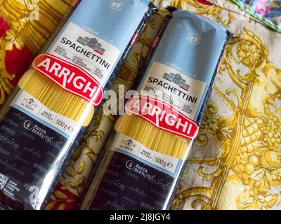 Pasta Berruto, ARRIGHI, Spaghettini numero 4. Foto Stock