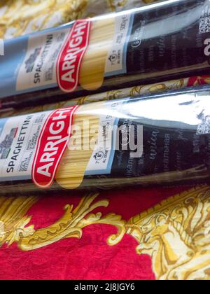Pasta Berruto, ARRIGHI, Spaghettini numero 4. Foto Stock