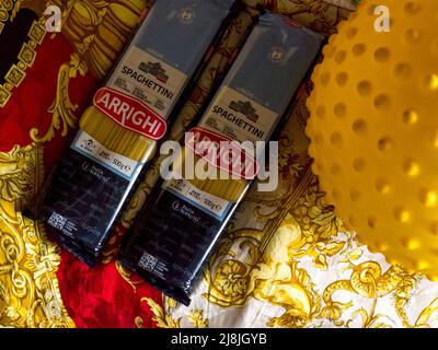 Pasta Berruto, ARRIGHI, Spaghettini numero 4. Foto Stock