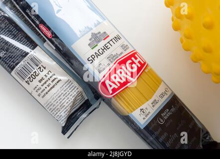 Pasta Berruto, ARRIGHI, Spaghettini numero 4. Foto Stock