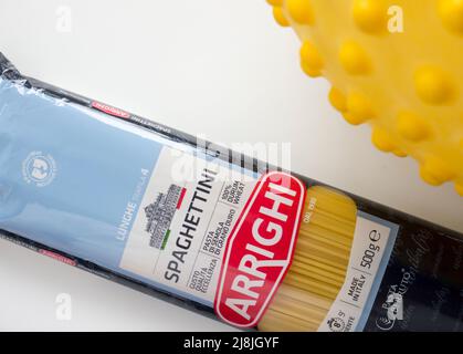 Pasta Berruto, ARRIGHI, Spaghettini numero 4. Foto Stock