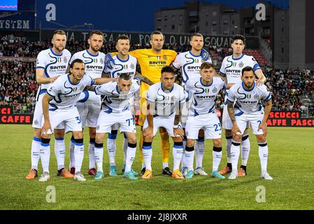 Cagliari, Italia. 15th maggio 2022. Team Inter FC durante Cagliari Calcio vs Inter - FC Internazionale, Campionato italiano di calcio a Match a Cagliari, Italy, May 15 2022 Credit: Agenzia fotografica indipendente/Alamy Live News Foto Stock