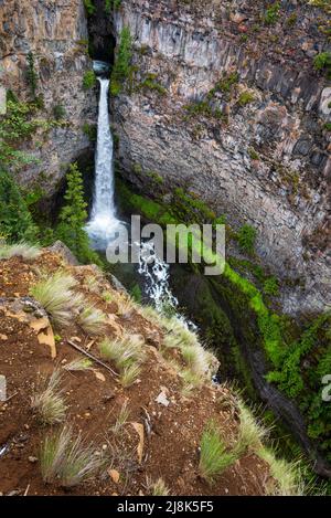 Helmcken Falls nel Wells Gray Provincial Park, British Columbia, Canada. Foto Stock