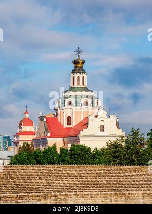 Chiesa di San Casimiro, Città Vecchia, Vilnius, Lituania Foto Stock