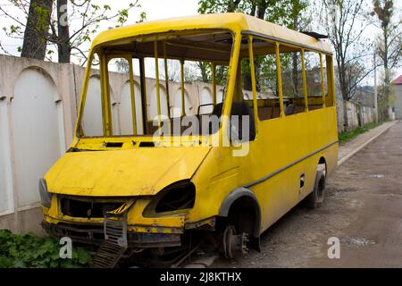 bus rotto Foto Stock