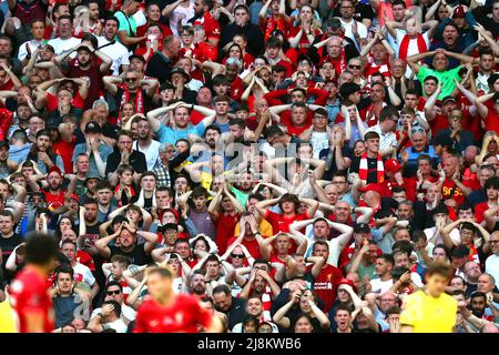 LIVERPOOL FANS, CHELSEA V LIVERPOOL, 2022 Foto Stock