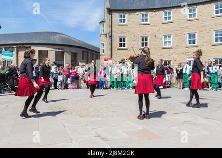 Rapper di Gaorsach e Step a Bakewell Foto Stock