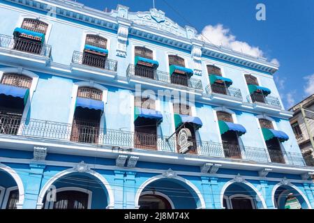 Empresa de Tabaco Torcido José Martí. Edificio H. Upmann (negozio di sigari), Padre Varela, Avana, la Habana, Repubblica di Cuba Foto Stock