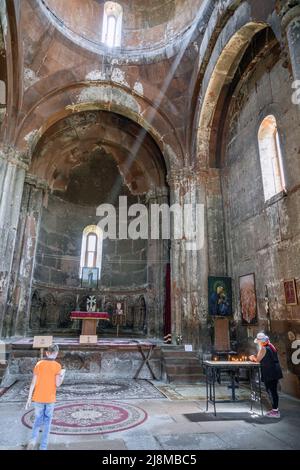 Monastero di Marmashen del 10th secolo nella provincia di Shirak in Armenia Foto Stock