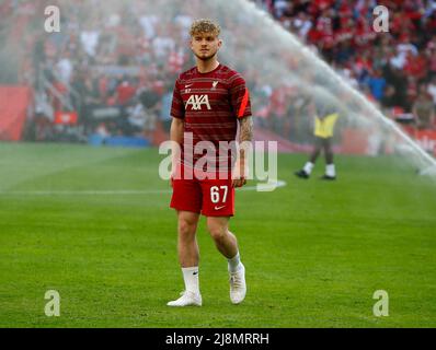 LONDRA, INGHILTERRA - MAGGIO 14:Liverpool's Harvey Elliott durante la finale di fa Cup tra Chelsea e Liverpool al Wembley Stadium , Londra, UK 14th Maggio 2022 Foto Stock