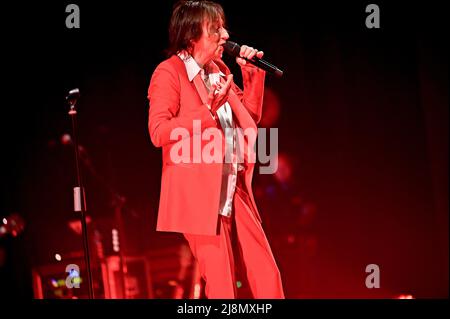 Milano, Italia. 13th maggio 2022. Gianna Nannini canto sul palco durante Gianna Nannini - in teatro tour 2022, Concerto di Musica della cantante italiana a Milano, Italia, Maggio 13 2022 Credit: Independent Photo Agency/Alamy Live News Foto Stock