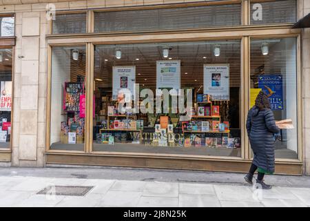 Waterstones Bookstore in Gower Street, Londra, Inghilterra, Regno Unito Foto Stock