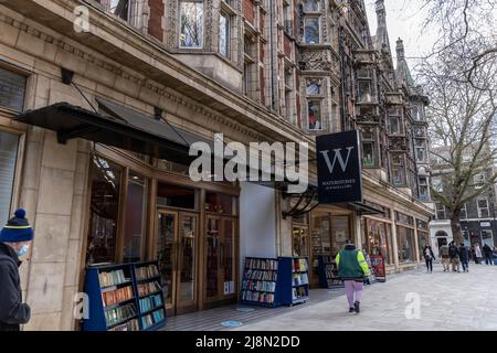 Waterstones Bookstore in Gower Street, Londra, Inghilterra, Regno Unito Foto Stock