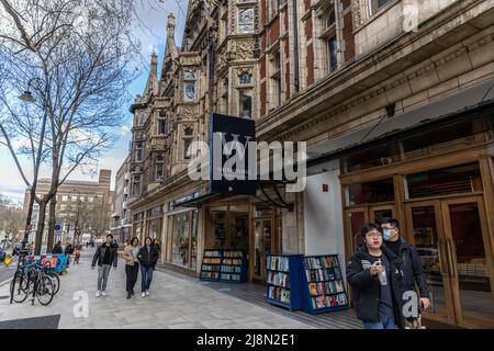 Waterstones Bookstore in Gower Street, Londra, Inghilterra, Regno Unito Foto Stock