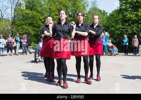 Rapper di Gaorsach e Step a Bakewell Foto Stock