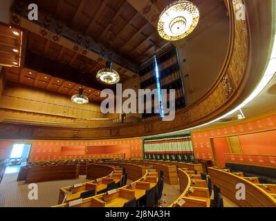 Oslo, Norvegia - 30 aprile 2022: Il municipio Foto Stock