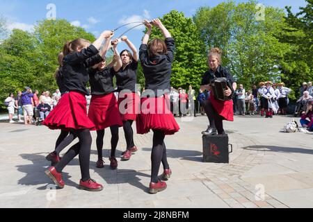 Rapper di Gaorsach e Step a Bakewell Foto Stock