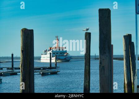 Bensersiel traghetto / Germania Foto Stock