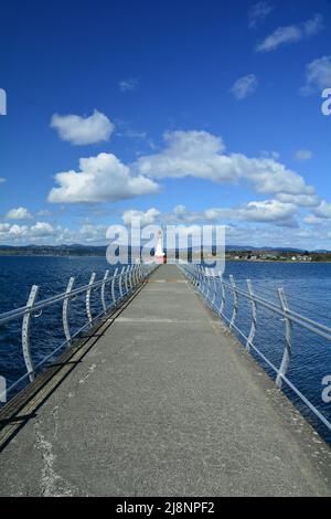 Ogden Point Break Water Walkway, Victoria BC, Canada Foto Stock