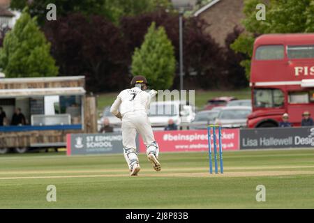 Ben Foakes Surrey e Inghilterra battendo per Surrey contro Kent a Beckenham. Foto Stock