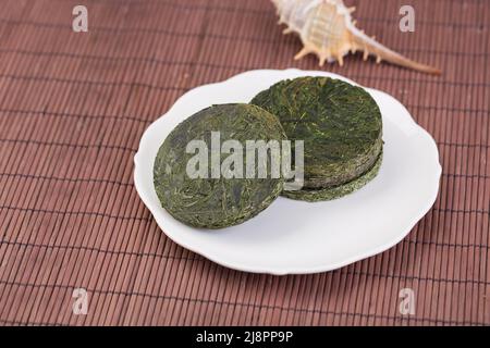 Asian Sea Food Green Kelp Silk compresso Foto Stock
