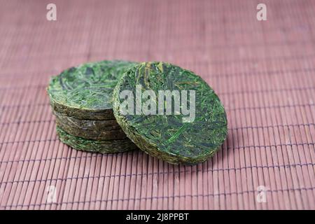 Asian Sea Food Green Kelp Silk compresso Foto Stock