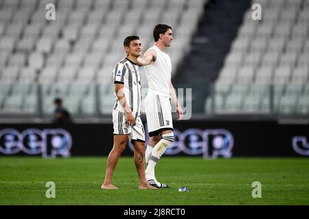 Torino, Italia. 16 maggio 2022. Durante la Serie Una partita di calcio tra Juventus FC e SS Lazio. Credit: Nicolò campo/Alamy Live News Foto Stock