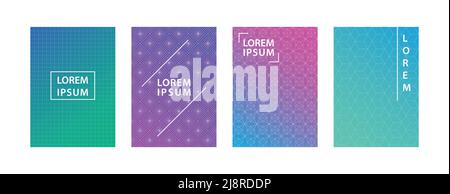 Modello di poster per banner con copertina per brochure in formato A4 Illustrazione Vettoriale