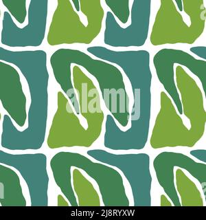 Organic green abstract background in green. Abstract nature backgrounds on green color for textiles, printing, clothing, packaging, decor and wallpape Foto Stock