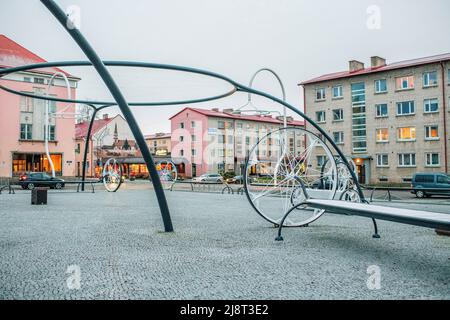 Centro di Voru, Estonia Foto Stock