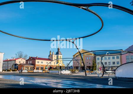 Centro di Voru, Estonia Foto Stock