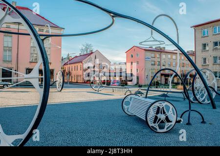 Centro di Voru, Estonia Foto Stock