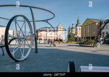 Centro di Voru, Estonia Foto Stock