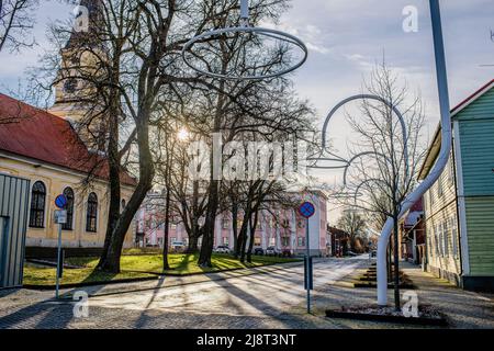 Centro di Voru, Estonia Foto Stock