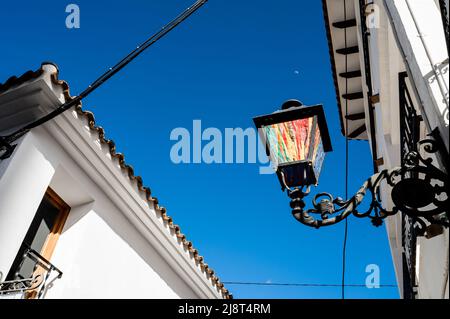 Città vecchia di Altea, Alicante, Spagna Foto Stock
