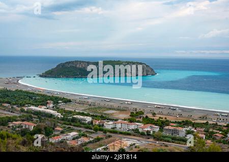 Paesaggio scattato da: Isola di Dino, Calabria, Italia Foto Stock