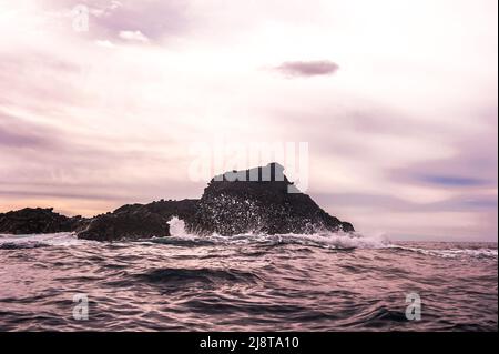 La bella isola 'Dokdo', Dokdo è il territorio di estremità orientale della 'Repubblica di Corea'. Foto Stock