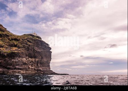 La bella isola 'Dokdo', Dokdo è il territorio di estremità orientale della 'Repubblica di Corea'. Foto Stock