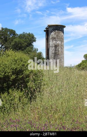 Silos, Jack London state Historic Park, California Foto Stock