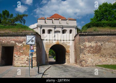 La porta Tabor. Vysehrad. repubblica Ceca. Patrimonio dell'umanità dell'UNESCO. Foto Stock