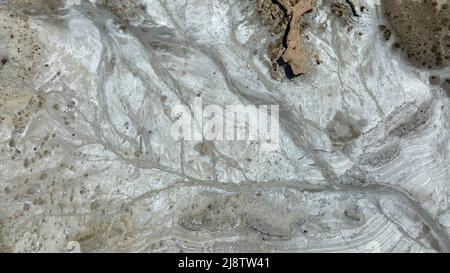 forme e modelli del deserto dalle taverne viste dall'aria Foto Stock