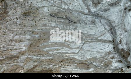 forme e modelli del deserto dalle taverne viste dall'aria Foto Stock