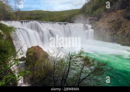 Strbacki buk, Bihac, una-sana, Bosnia-Erzegovina, Europa Foto Stock