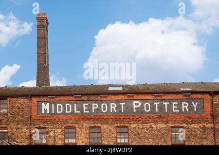 Middleport fabbrica di ceramiche Stoke su Trent Staffordshire Inghilterra Foto Stock