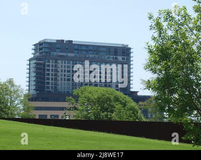 Carpenter Park di recente apertura nel centro di Dallas. Il quinto spazio verde centro Foto Stock