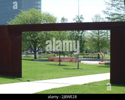 Carpenter Park di recente apertura nel centro di Dallas. Il quinto spazio verde centro Foto Stock