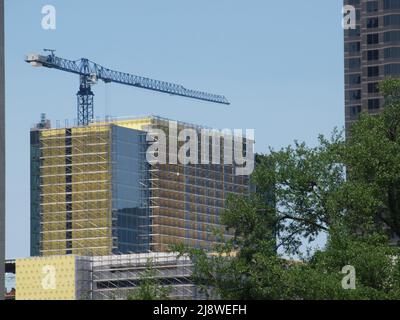 Carpenter Park di recente apertura nel centro di Dallas. Il quinto spazio verde centro Foto Stock