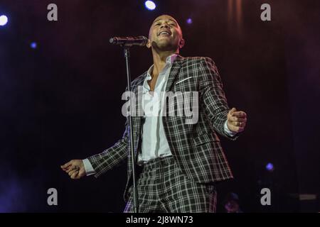 John Legend in esecuzione dal vivo Foto Stock