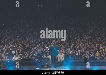 Mumford & Sons si esibiscono all'Arena di Londra del O2 Foto Stock