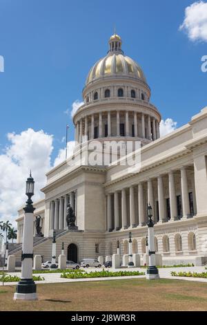 Palazzo del Campidoglio Nazionale (Capitolio Nacional de Cuba), Paseo del Prado, l'Avana Vecchia, l'Avana, la Habana, Repubblica di Cuba Foto Stock